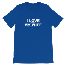 I Love it When My Wife Lets me Play Video Games - Gaming T-Shirt - Blue from forzatees.com