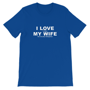 I Love it When My Wife Lets me Play Video Games - Gaming T-Shirt - Blue from forzatees.com