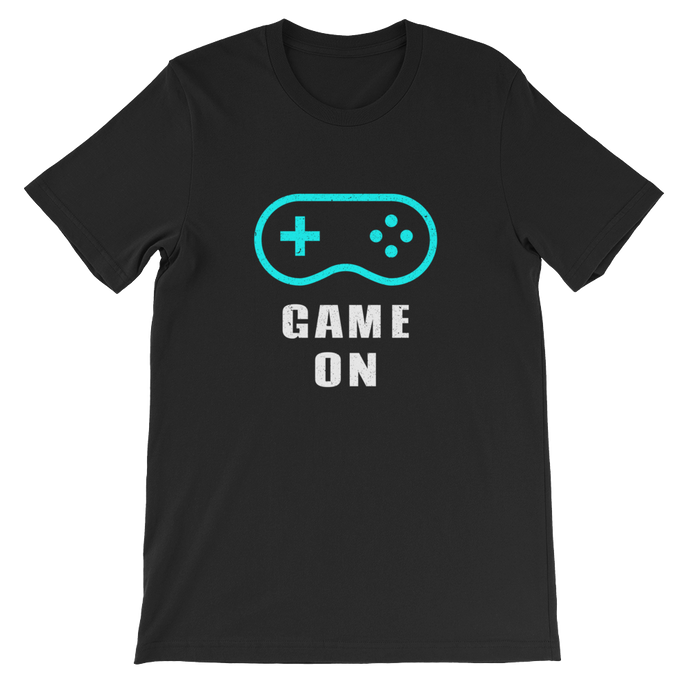 Game On Retro Snes Controller - Gaming Unisex Black T-Shirt