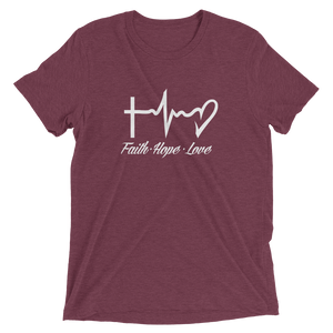 Faith - Hope - Love - Premium Short-Sleeve Unisex T-shirt
