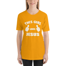 This Girl Loves Jesus - Religious Short-Sleeve Ladies T-Shirt
