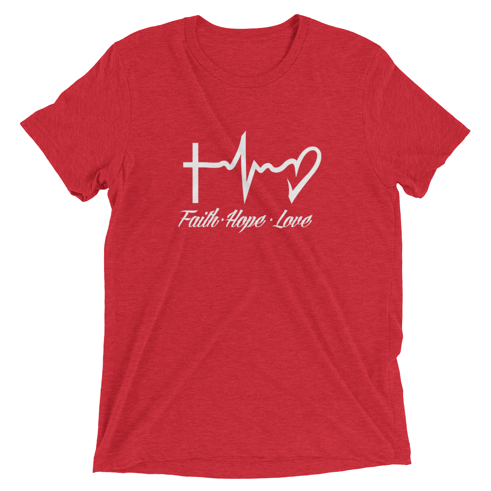 Faith - Hope - Love - Premium Short-Sleeve Unisex T-shirt