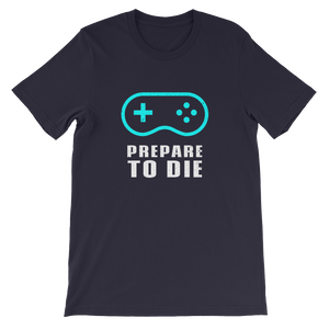 Prepare to Die Retro Snes Controller - Gaming Unisex T-Shirt in Navy from ForzaTees