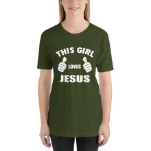 This Girl Loves Jesus - Religious Short-Sleeve Ladies T-Shirt