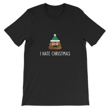 I Hate Christmas - Poo Emoji Unisex T-Shirt - Black from Forza Tees