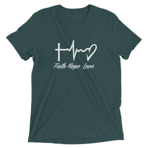 Faith - Hope - Love - Premium Short-Sleeve Unisex T-shirt