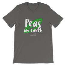 Peas on Earth - Vegan Life Grey Unisex T-Shirt from Forza Tees