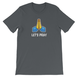 Emoji Let's Pray - Religious Unisex T-Shirt