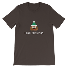 I Hate Christmas - Poo Emoji Unisex T-Shirt - Brown from Forza Tees