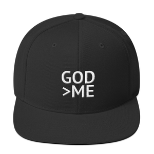 God Is Greater Than Me - The best Snapback Hat for Christians