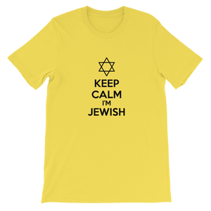 Keep Calm I'm Jewish - Religious Unisex T-Shirt