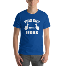 This Guy Loves Jesus - Religious Short-Sleeve Men's T-Shirt