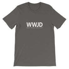 WWJD: What Would Jesus Do - Christian Faith Grey Unisex T-Shirt