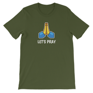 Emoji Let's Pray - Religious Unisex T-Shirt