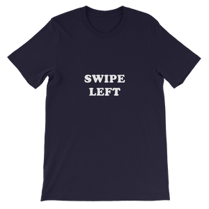 Swipe Left - Unisex Social Media T-Shirt from Forza Tees in Navy