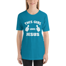 This Girl Loves Jesus - Religious Short-Sleeve Ladies T-Shirt