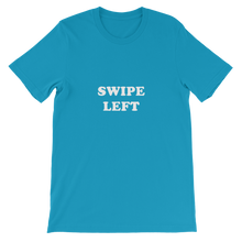 Swipe Left - Unisex Social Media T-Shirt from Forza Tees in Aqua