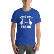 This Guy Loves Jesus - Religious Short-Sleeve Men's T-Shirt