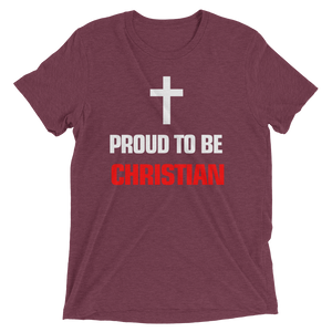 Proud to be Christian - Premium Religious Short-Sleeve Unisex T-Shirt
