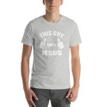 This Guy Loves Jesus - Religious Short-Sleeve Men's T-Shirt