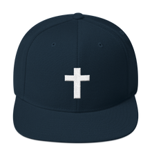 Holy Cross - Christian Faith 3D Embroidered Snapback Hat - Colour Navy from forzatees.com