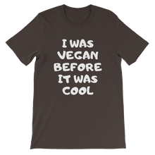 Vegan shirt in Brown - I Was Vegan Before It Was Cool