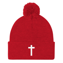 Holy Cross - Christian Faith Embroidered Pom Pom Knit Cap