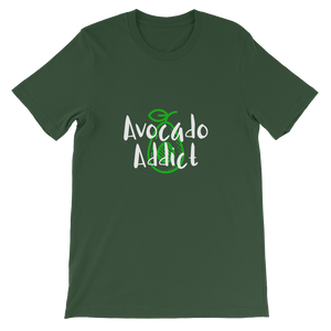 Avocado Addict - Green Unisex Vegan Style T-Shirt