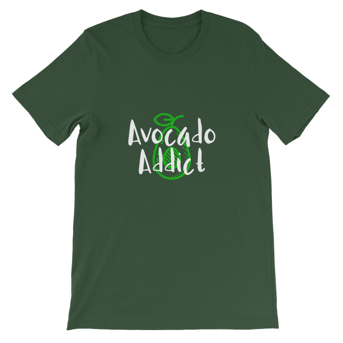 Avocado Addict - Green Unisex Vegan Style T-Shirt
