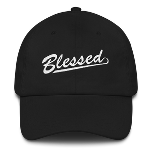 Blessed - Christian Faith Embroidered Dad Hat - Colour Black from forzatees.com