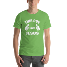 This Guy Loves Jesus - Religious Short-Sleeve Men's T-Shirt