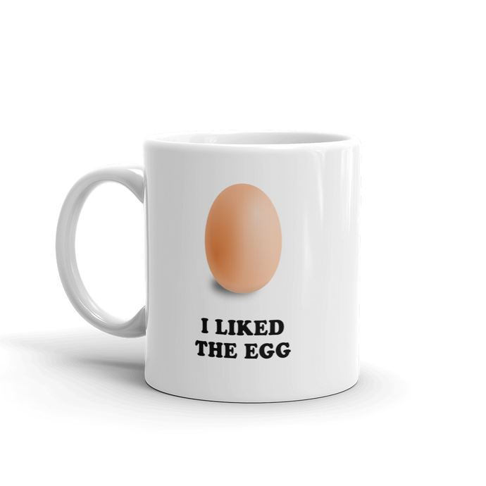 I Liked the Egg - World Record Egg on Instagram - Small Mug from ForzaTees