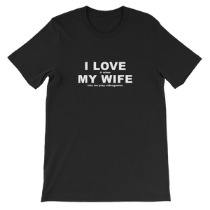 I Love it When My Wife Lets me Play Video Games - Gaming T-Shirt - Black from forzatees.com