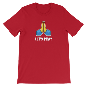 Emoji Let's Pray - Religious Unisex T-Shirt