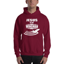Jesus is my Wingman - Religious Men's Hooded Sweatshirt