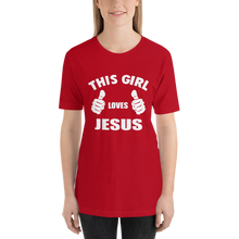 This Girl Loves Jesus - Religious Short-Sleeve Ladies T-Shirt