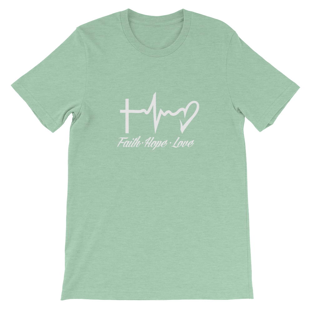 Faith - Hope - Love - Religious Christian Unisex T-Shirt