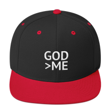 Christian Snapback: God Is Greater Than Me - 3D Embroidered Hat