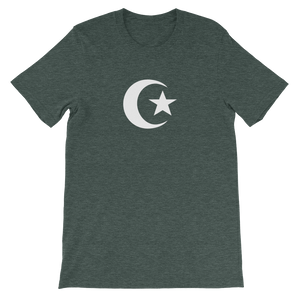 Star and Cresent - Islamic Muslim Symbol Short-Sleeve Unisex T-Shirt - Green from forzatees.com