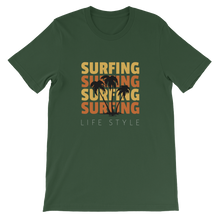 Surfing Life Style - Unisex T-Shirt in Green from Forza Tees