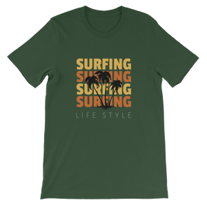 Surfing Life Style - Unisex T-Shirt in Green from Forza Tees