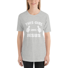 This Girl Loves Jesus - Religious Short-Sleeve Ladies T-Shirt