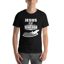 Jesus is my Wingman - Religious Christian Clothing Black Short-Sleeve Men's T-Shirt - Original design from Forza Tees