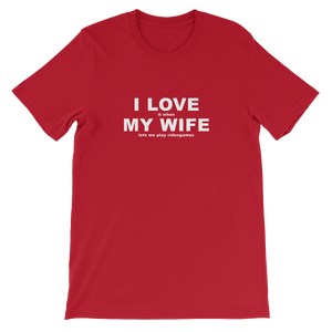 I Love it When My Wife Lets me Play Video Games - Gaming T-Shirt - Red from forzatees.com