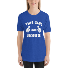 This Girl Loves Jesus - Religious Short-Sleeve Ladies T-Shirt
