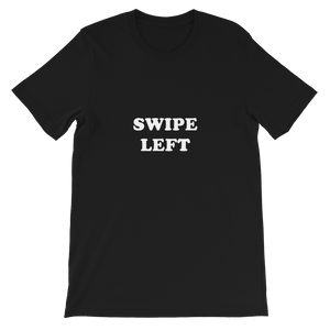Swipe Left - Unisex Social Media T-Shirt from Forza Tees in Blck