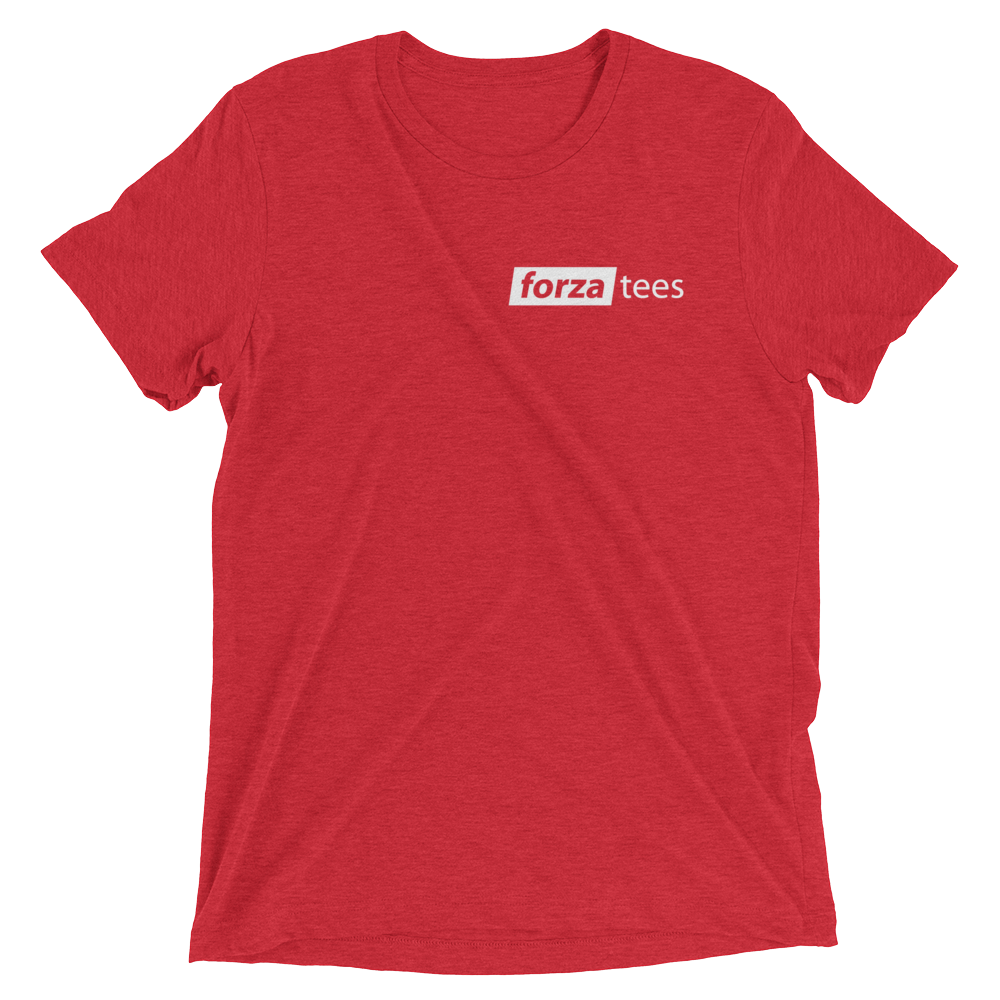 Forza Tees Logo Premium Short-Sleeve Unisex T-shirt with Small Brest Logo