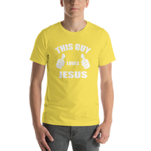 This Guy Loves Jesus - Religious Short-Sleeve Men's T-Shirt