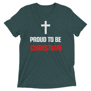 Proud to be Christian - Premium Religious Short-Sleeve Unisex T-Shirt