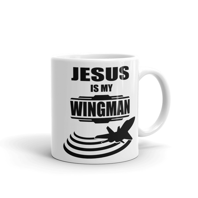 Jesus is my Wingman - Religious Themed Mug from forzatees.com